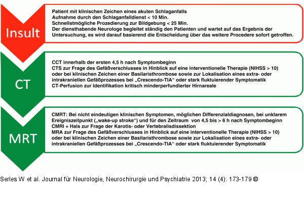 Schlaganfall-Behandlungsalgorithmen