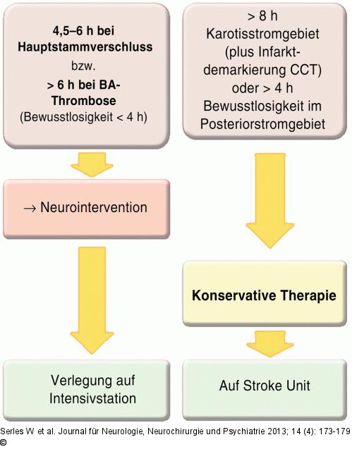 Schlaganfall-Behandlungsalgorithmen