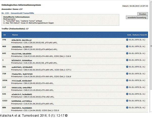 IT-Lsungen in Tumorzentren