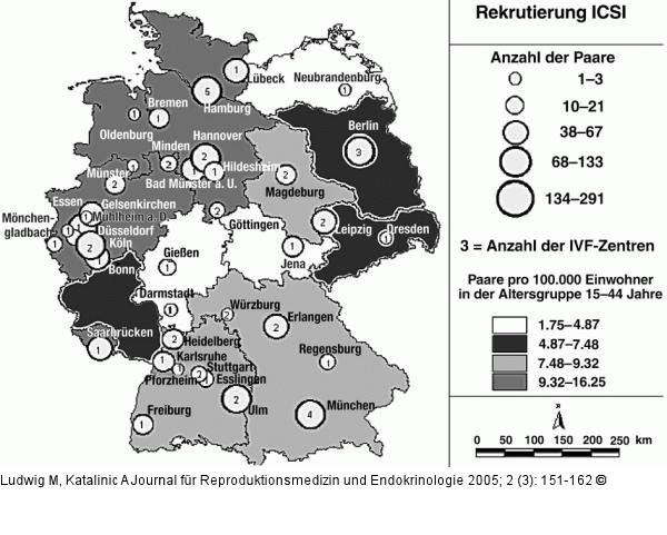 IVF-Zentren - Deutschland