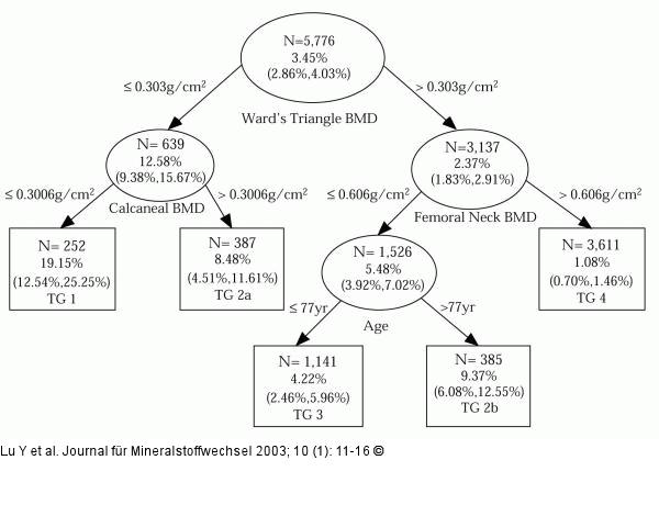 Hftfrakturen - Tree Structured Survival Analysis
