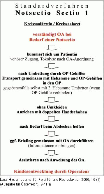 Notsectio - Checkliste