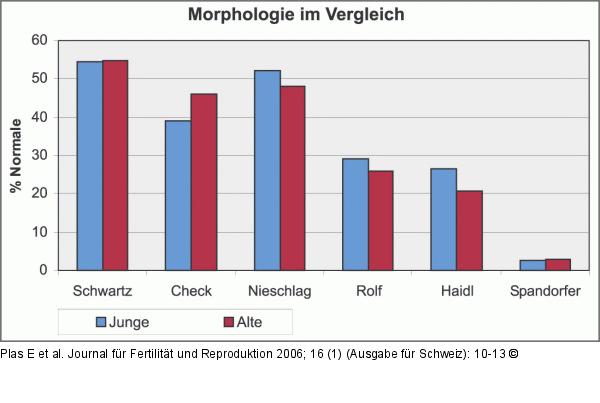 Samenzellen - Morphologie