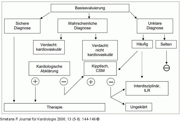 Synkopen - Evaluierung