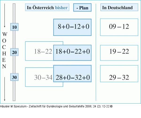 Ultraschalluntersuchung - Schwangerschaft