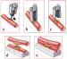 Abb. 5a-e: Anastomosendevices