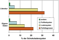 Abbildung 2: Schokoladenzyste  
