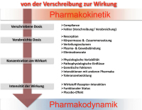 Abbildung 1: Pharmakokinetik - Pharmakodynamik