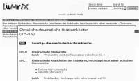 Abbildung 1: LuMriX - ICD-10 - Internet