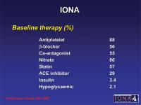 Abbildung 12: IONA - baseline therapy