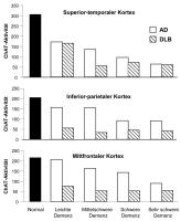 Abbildung 1: Cholin-Acetyl-Transferase-Aktivitt - Kortex