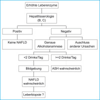 Abbildung 1: Diagnoseschema einer NAFLD