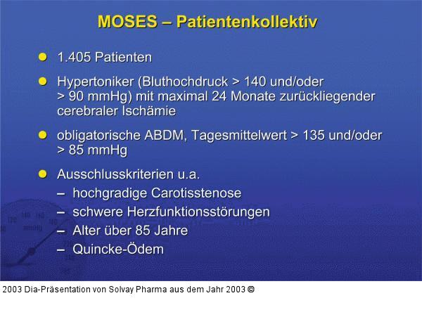 MOSES – Patientenkollektiv