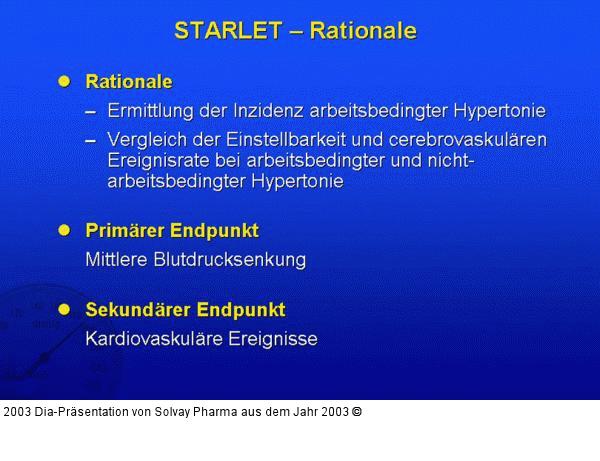 STARLET – Rationale
