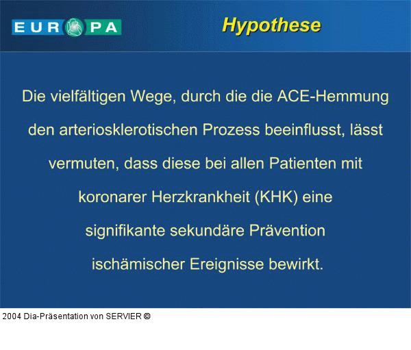 EUROPA-Studie - Hypothese