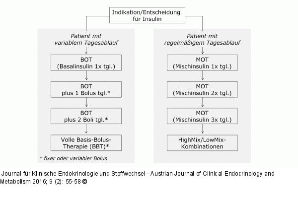 Insulintherapie-Konzept