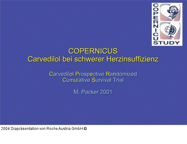 COPERNICUS - Carvedilol bei schwerer Herzinsuffizienz