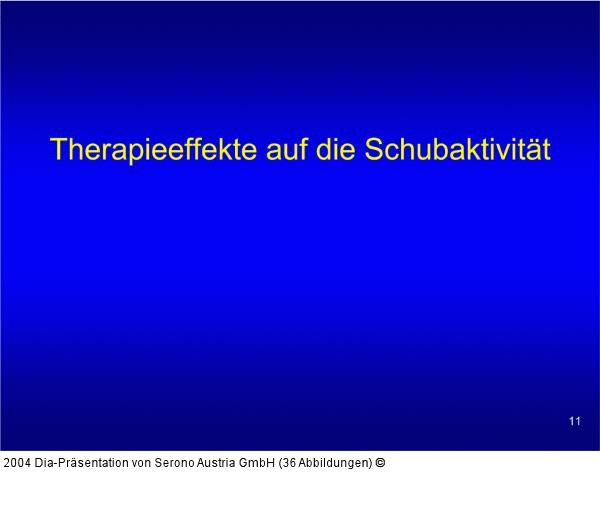 EVIDENCE - Therapieeffekte - Schubaktivität
