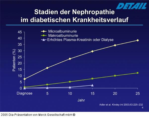 Nephropathie - Stadien