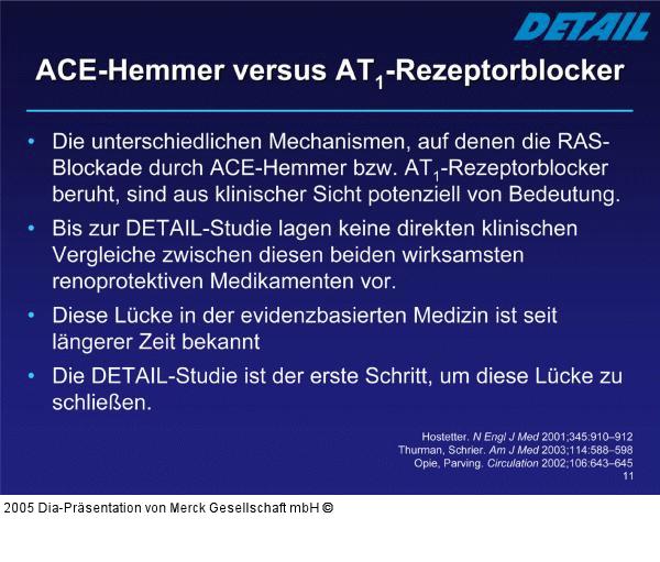 ACE-Hemmer - AT1-Rezeptorblocker