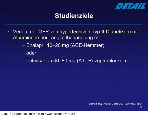 DETAIL-Studie - Studienziele