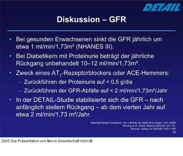 GFR - Diskussion