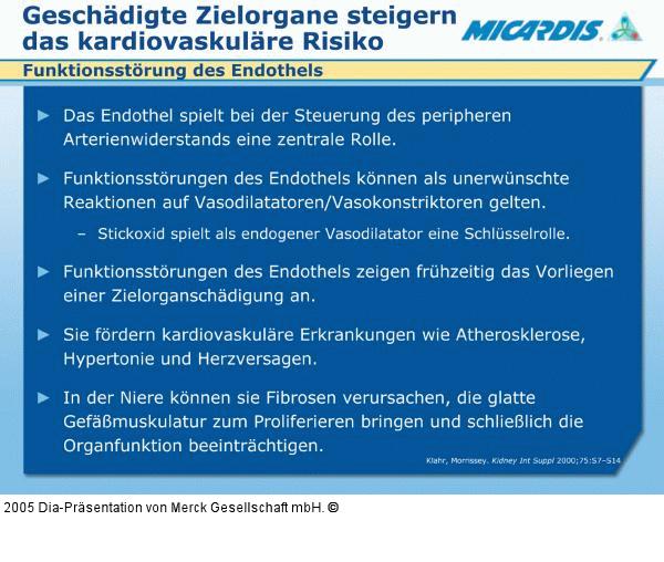Endothel - Kardiovaskuläres Risiko