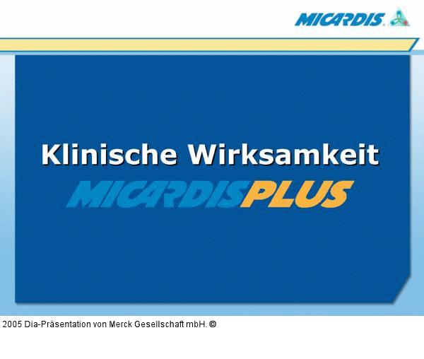 Klinische Wirksamkeit - MicardisPlus