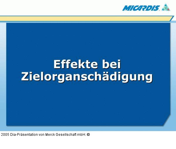 Effekte bei Zielorganschädigung