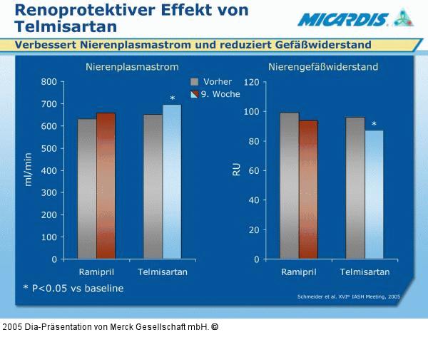 Telmisartan - Renoprotektiver Effekt