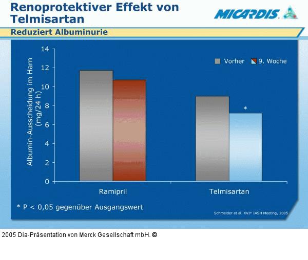 Telmisartan - Renoprotektiver Effekt