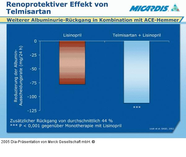 Telmisartan - Renoprotektiver Effekt