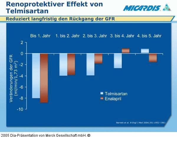 Telmisartan - Renoprotektiver Effekt
