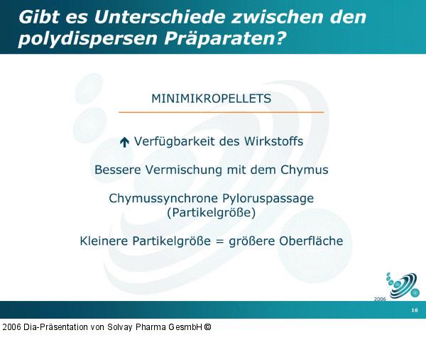 Polydisperse Präparate
