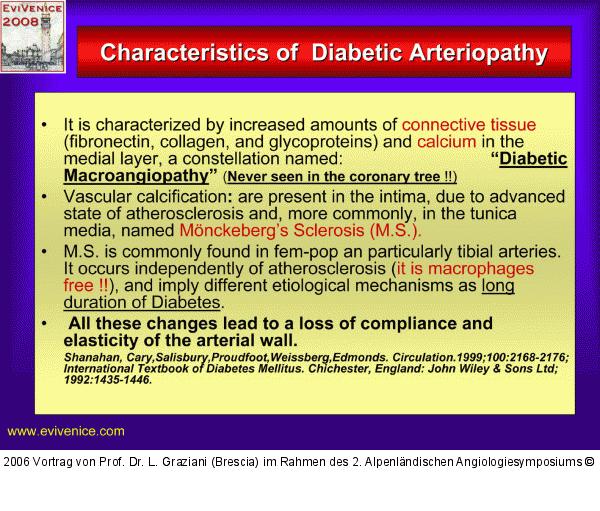 Diabetes mellitus - Arteriopathie