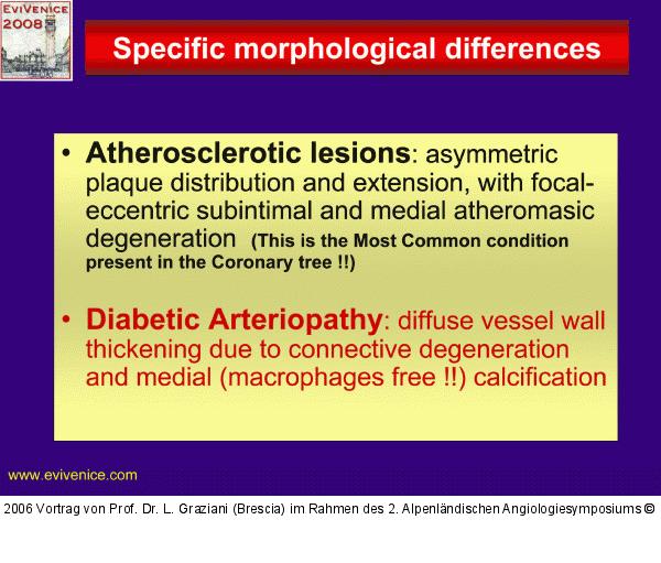 Diabetes mellitus - Arteriopathie