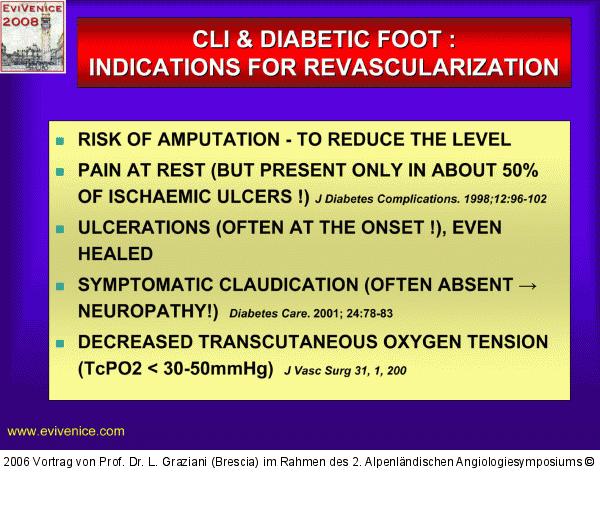CLI - Diabetischer Fuß