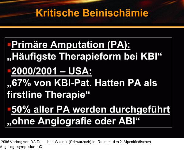 Kritische Beinischämie