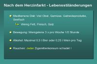 Abbildung 43: Nach dem Herzinfarkt - Lebensstiländerungen
