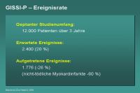 Abbildung 58: GISSI-P – Ereignisrate