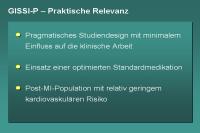 Abbildung 65: GISSI-P – Praktische Relevanz