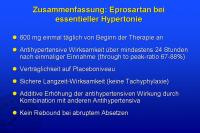 Abbildung 43: Zusammenfassung: Eprosartan bei essentieller Hypertonie