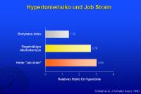 Abbildung 52: Hypertonierisiko und Job Strain