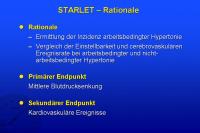 Abbildung 60: STARLET – Rationale