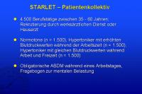 Abbildung 61: STARLET – Patientenkollektiv