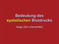 Abbildung 7: Systolischer Blutdruck