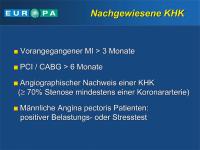 Abbildung 28: EUROPA-Studie - KHK