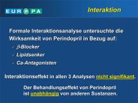 Abbildung 53: EUROPA-Studie - Interaktionsanalyse