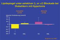 Abbildung 13: Lipidspiegel - Betablockade - diabetische Hypertoniker