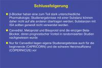 Abbildung 34: Betablocker-Therapie bei schwerer Herzinsuffizienz